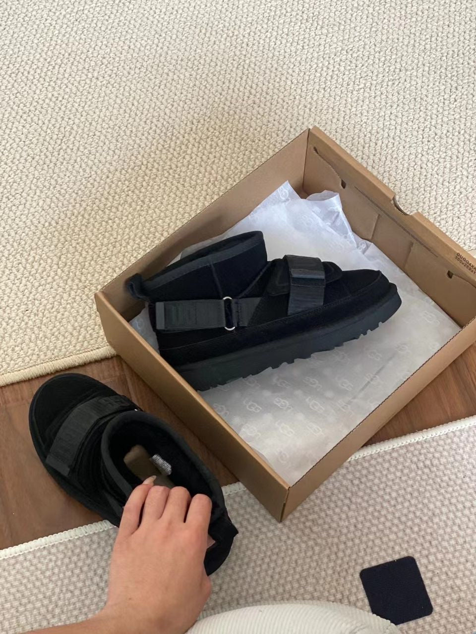 botte taille basse LASE Black