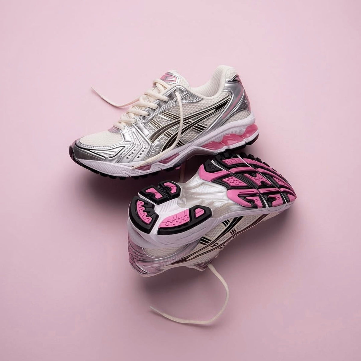 baskets Gel Kayano 14 crème rose