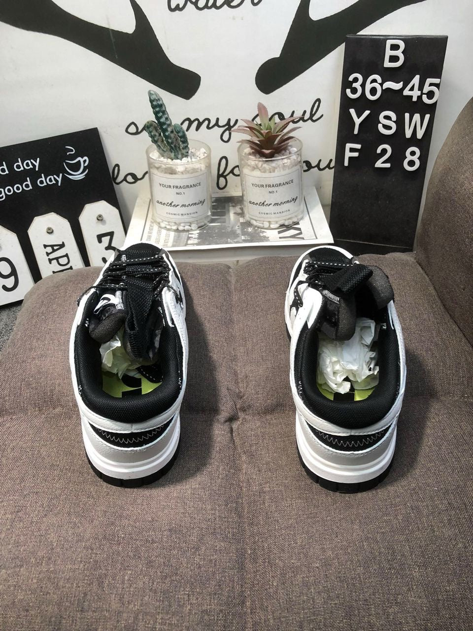 Air Dunk Jumbo black & White