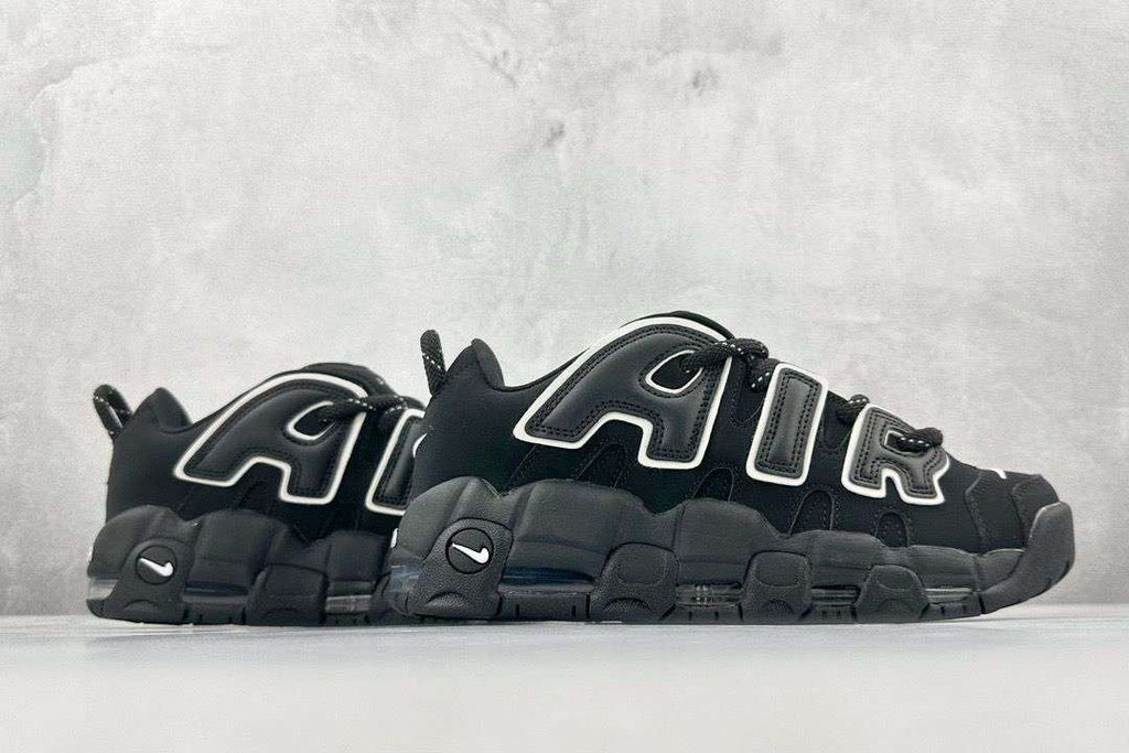 baskets Air More Uptempo '-Black/white'