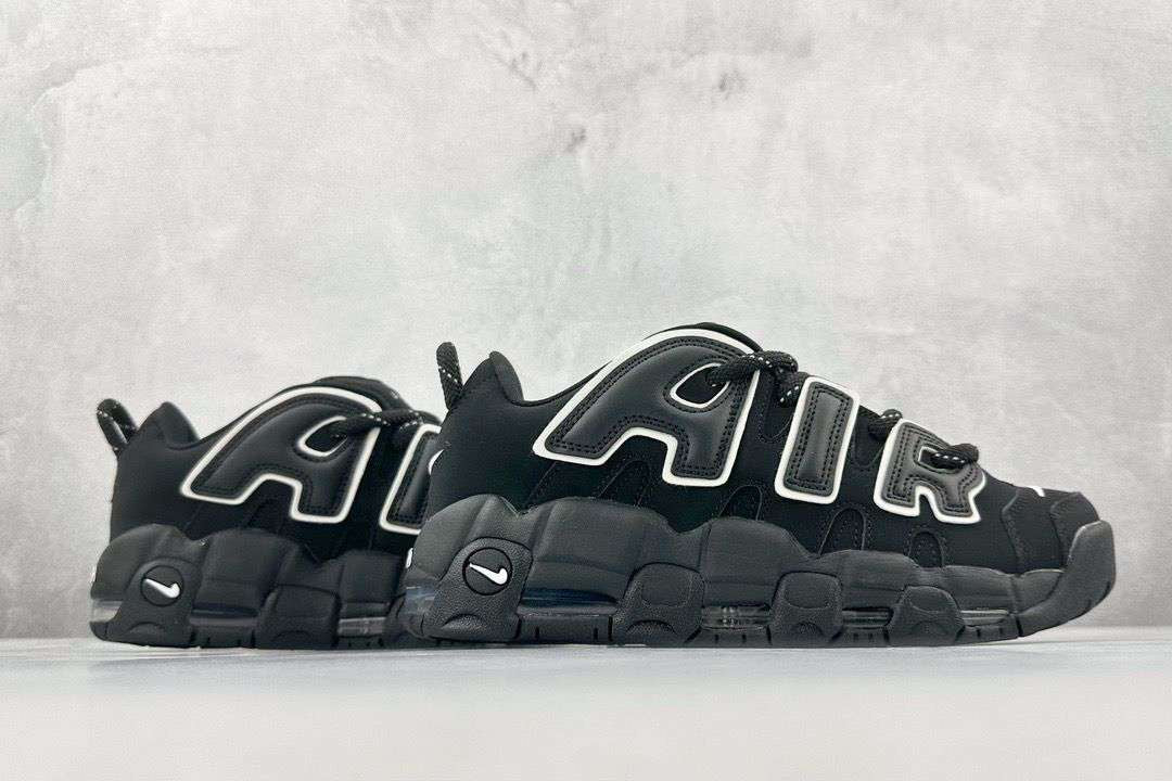 baskets Air More Uptempo '-Black/white'