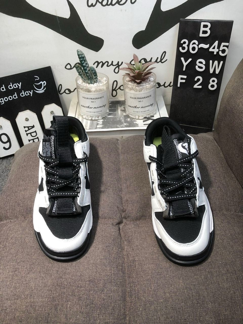 Air Dunk Jumbo black & White