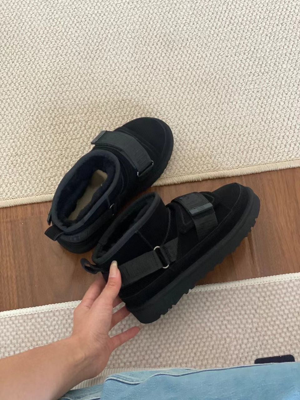 botte taille basse LASE Black