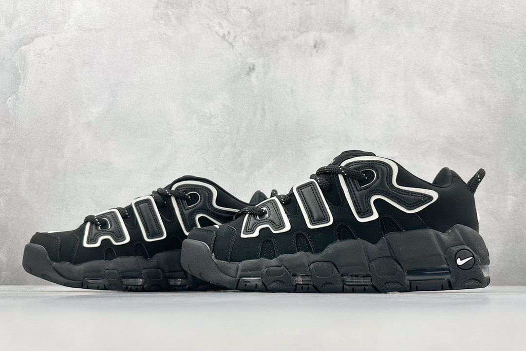 baskets Air More Uptempo '-Black/white'