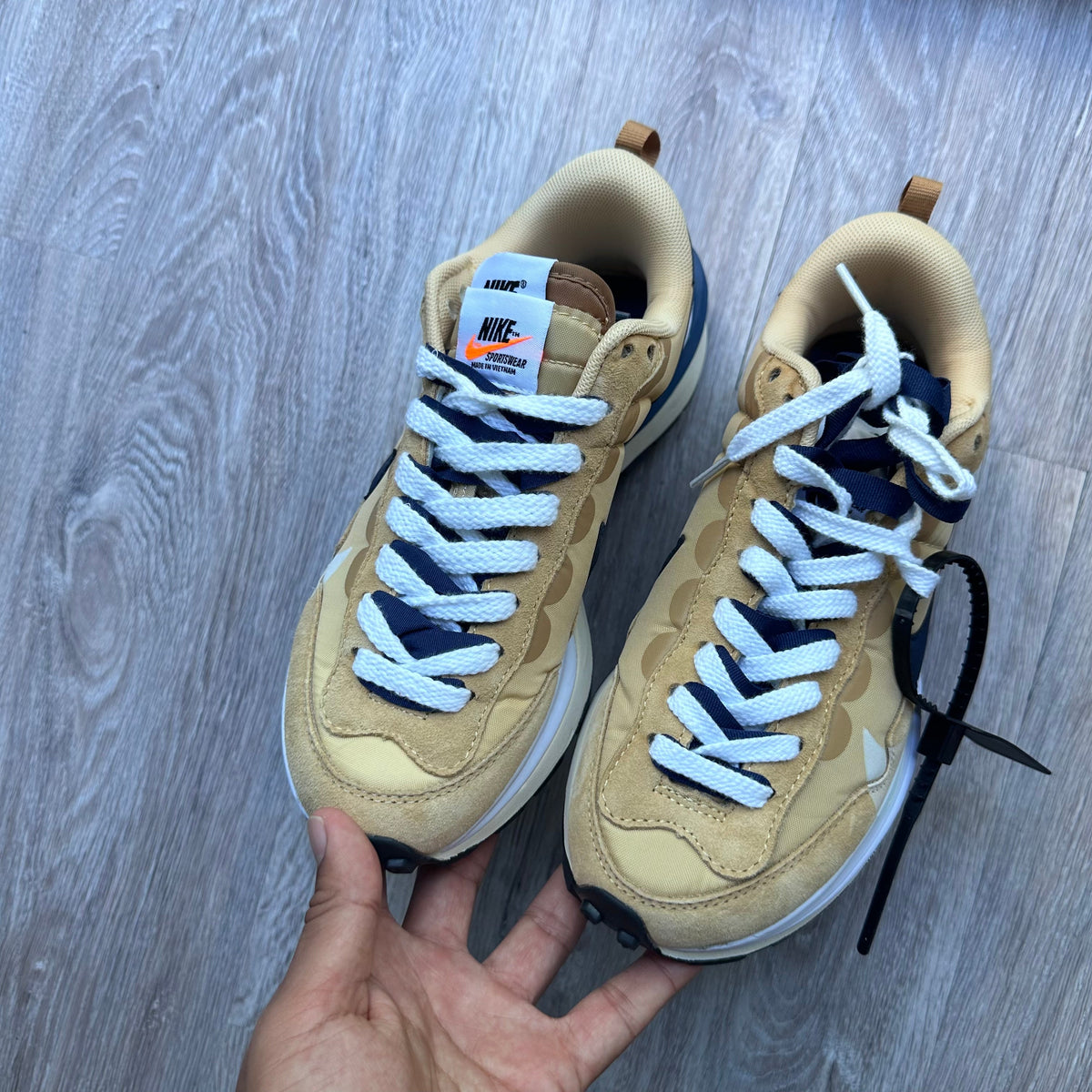 Vaporwaffle Tan Navy