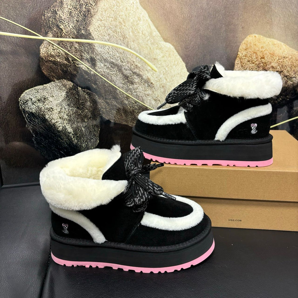Platform Noire & Rose