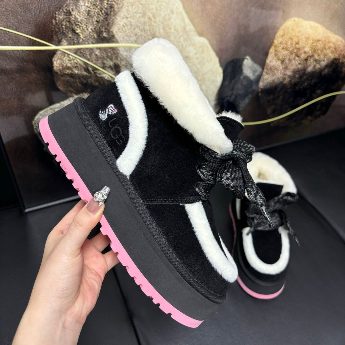 Platform Noire & Rose