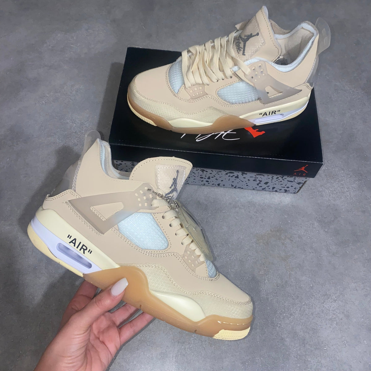 Sneakers - rétro 4 Beige