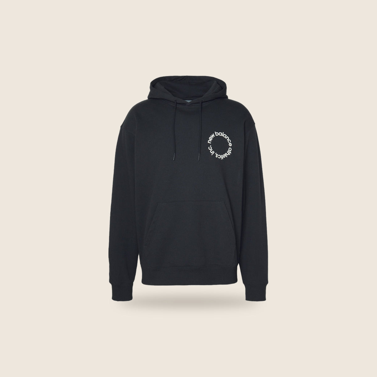 Sweat à capuche — Noir logo cercle