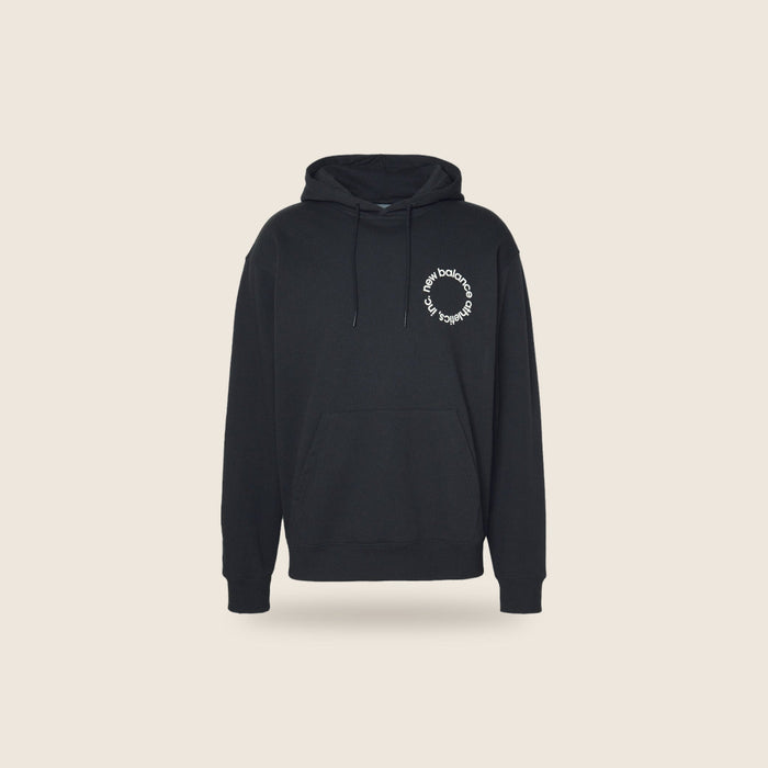 Sweat à capuche — Noir logo cercle